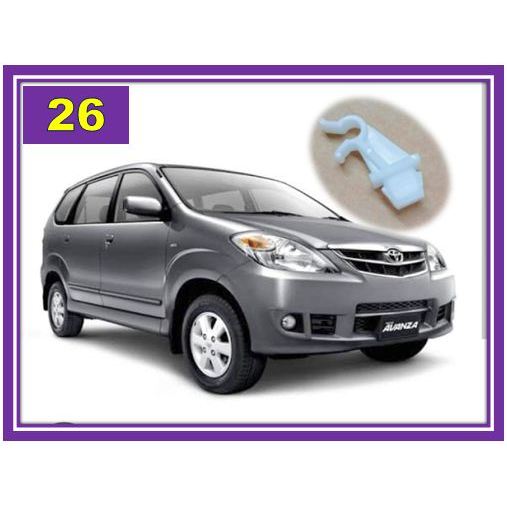 Dudukan tiang kap mesin avanza 2005 sampai 2010 / klem kap mesin avanza vvti / pegangan tiang kap me