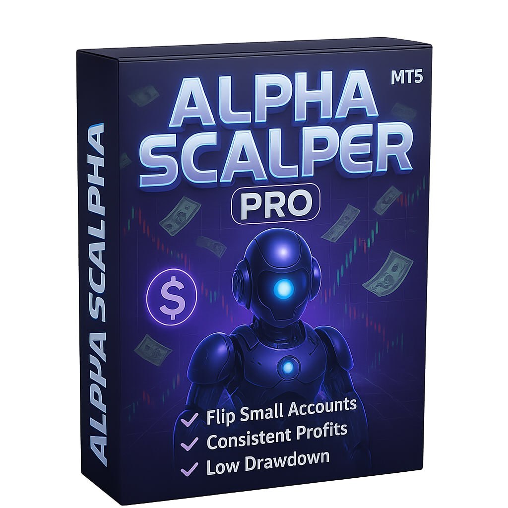 Alpha Scalper Pro EA MT5 Robot Trading Forex Gold XAUUSD, EURUSD dan GBPUSD