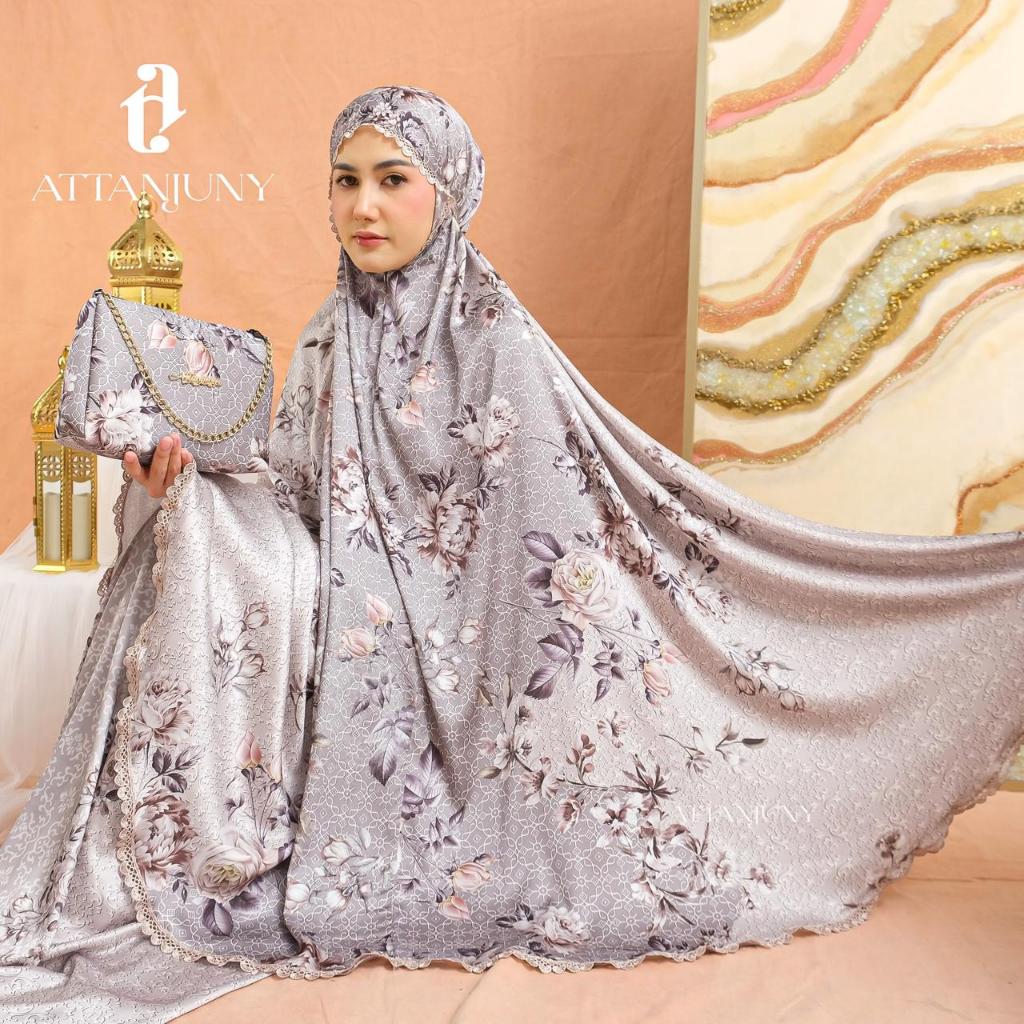 ATTANJUNY - Mukena Dewasa Renda 2IN1 Armany Motif Khansa Khayla & Khalisa Series