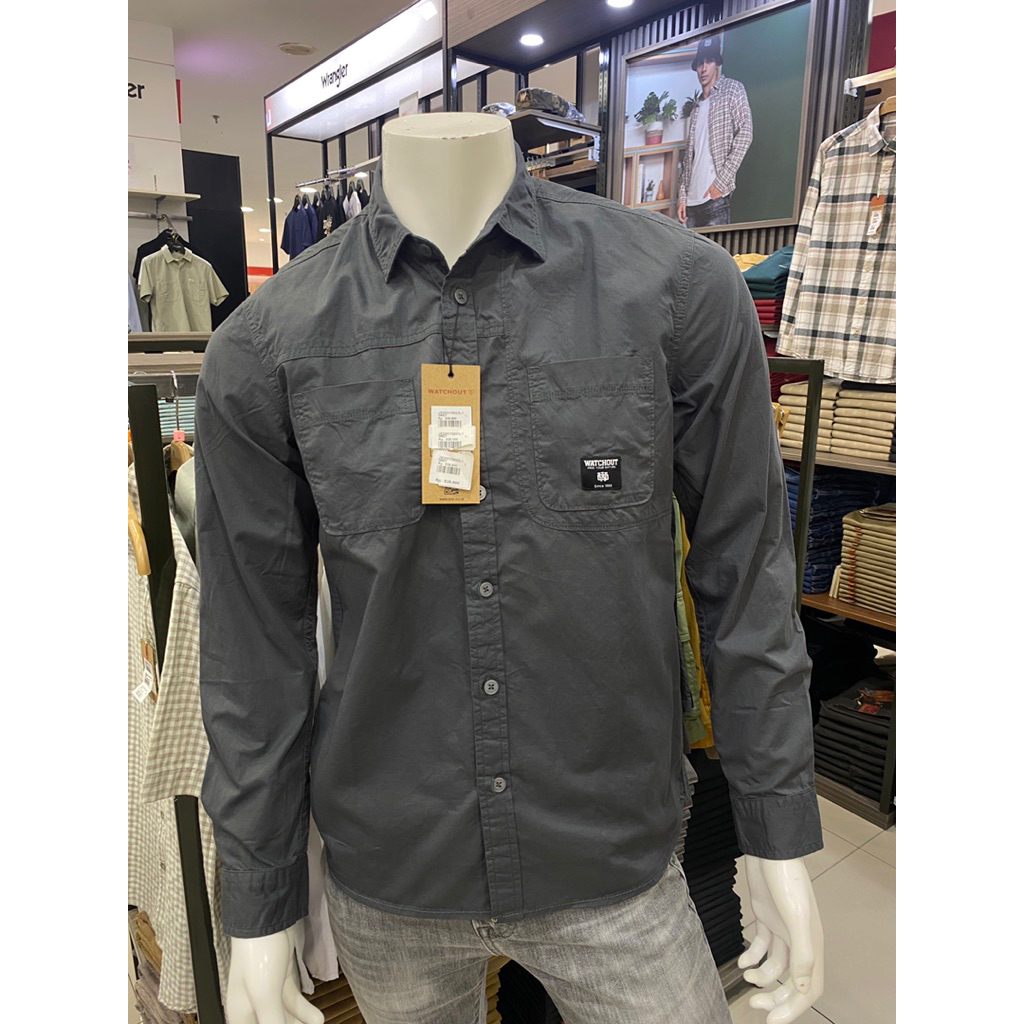 KEMEJA PANJANG POLOS WATCHOUT JEANS