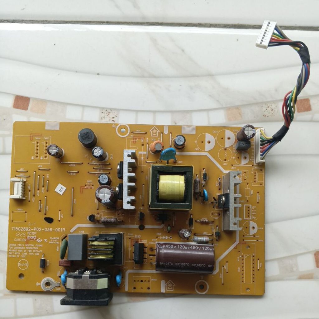 Power Supply Monitor Acer V193HQL/ Rusak