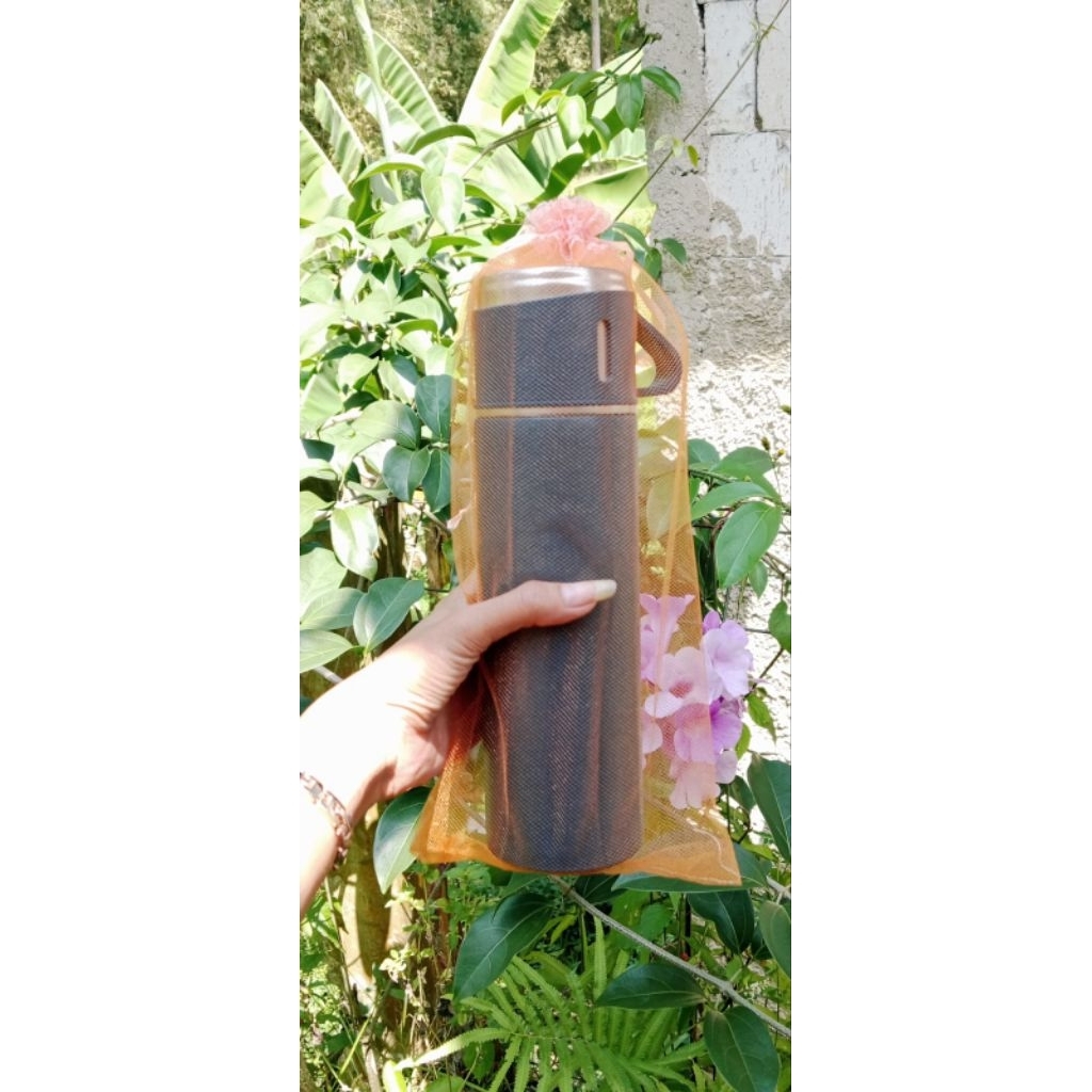 Kantong tile serut souvenir untuk TERMOS MINI size 14x30