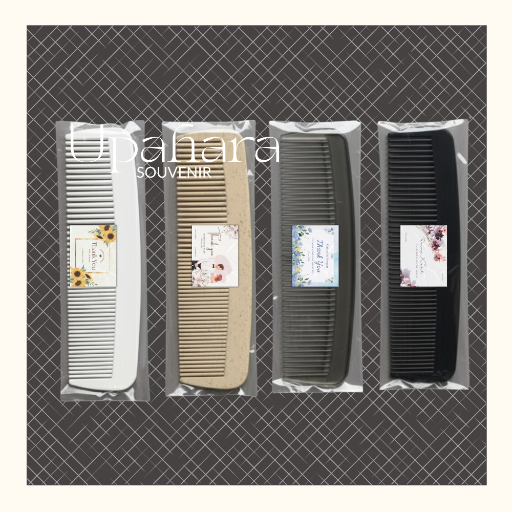 Sisir Saku Souvenir | Wedding Souvenir Murah | Sisir Hotel Travel Aesthetic Unik Lucu | Souvenir Per