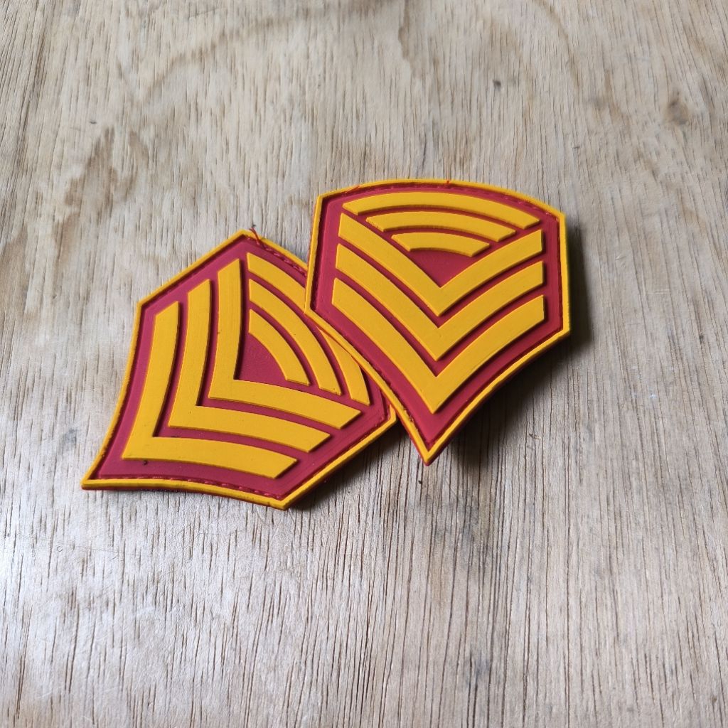 patch rubber logo akmil akademi militar - tempelan emblem karet aksesoris