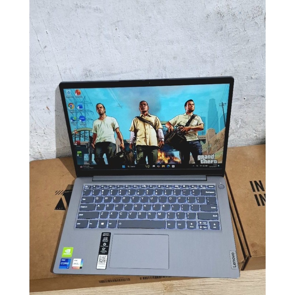 Laptop LENOVO IDEAPAD SLIM 3 14ITL6Core i7 Gen 11 Nvidia MX450 Dual VGa
Ram 8 SSD 512 Keyboard Backl
