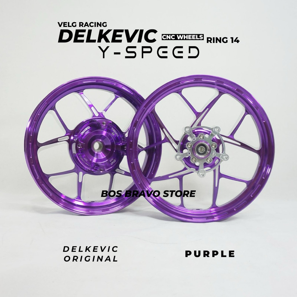 Velg Delkevic Y Speed PCX 160 Abs Cbs Pelek DND Uk 185/250 Ring 14 RX King 160/185 Ring 17 Original