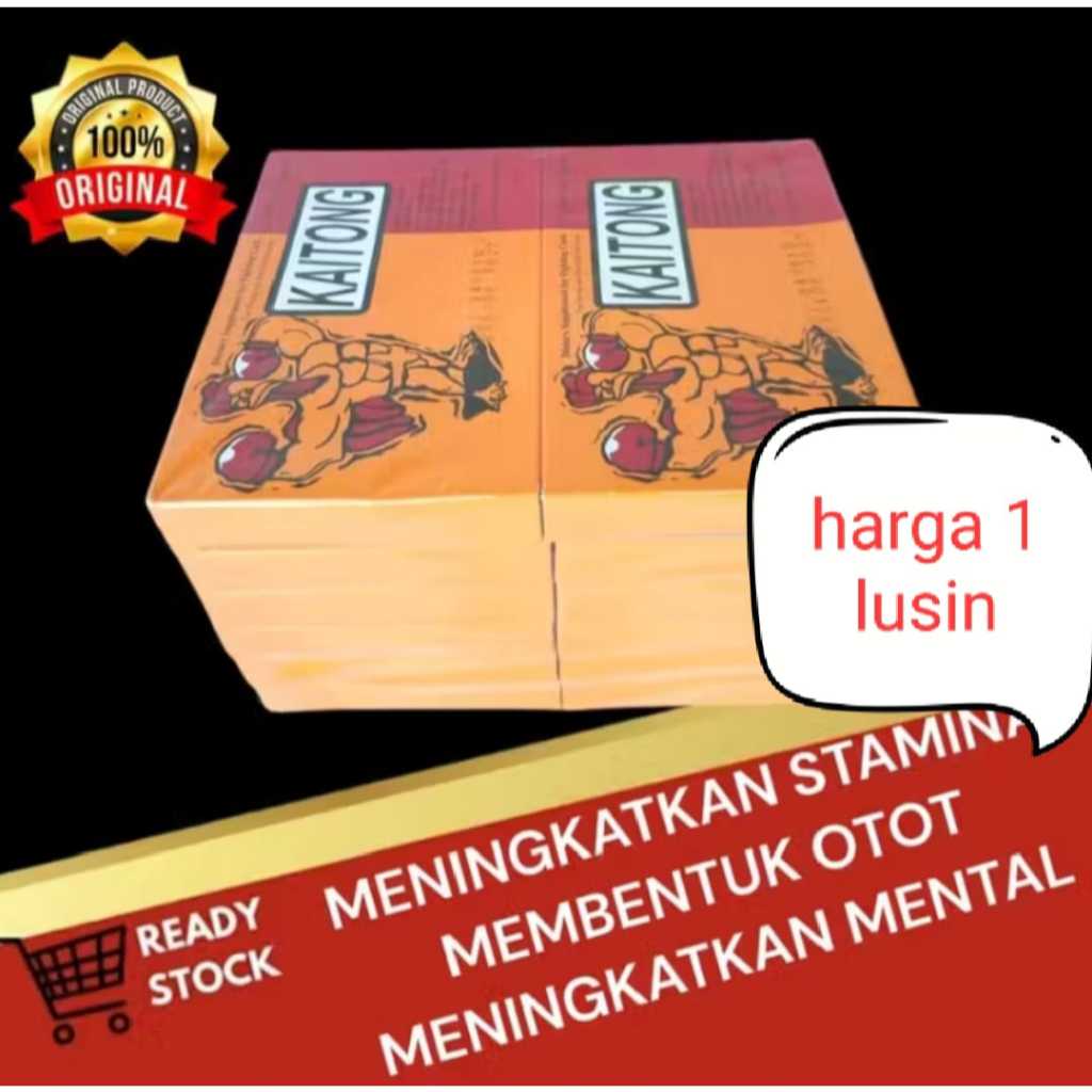KAITONG 1 LUSIN 12 KOTAK  KAITONG VITAMIN  AYAM LAGA