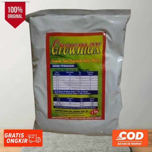GROWMAX – Susu Bubuk 1 kg untuk Pedet, Cempe, Babi, dan Hewan Lainnya