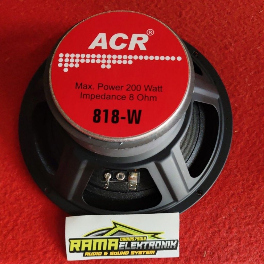SPIKER ACR 818 W 8 INCH WOFER SPEAKER ACR 818W WOFER
