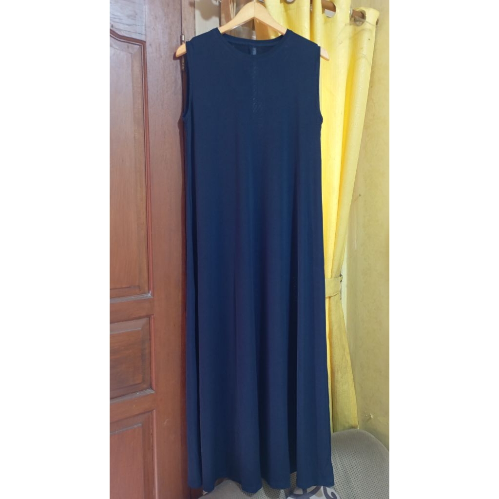 Inner Dress/Gamis Tanpa Lengan Jersey Premium