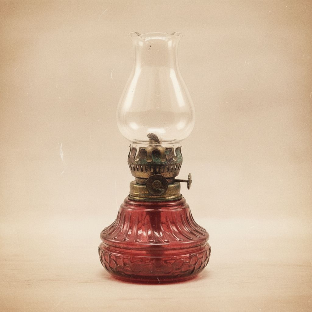 lampu rukun minyak teplok kaca bening untuk emergency