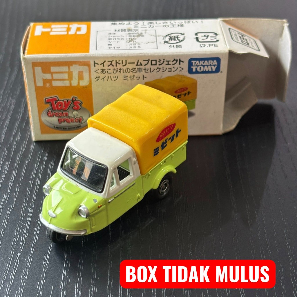 Tomica Bemo Daihatsu Midget Kuning Hijau