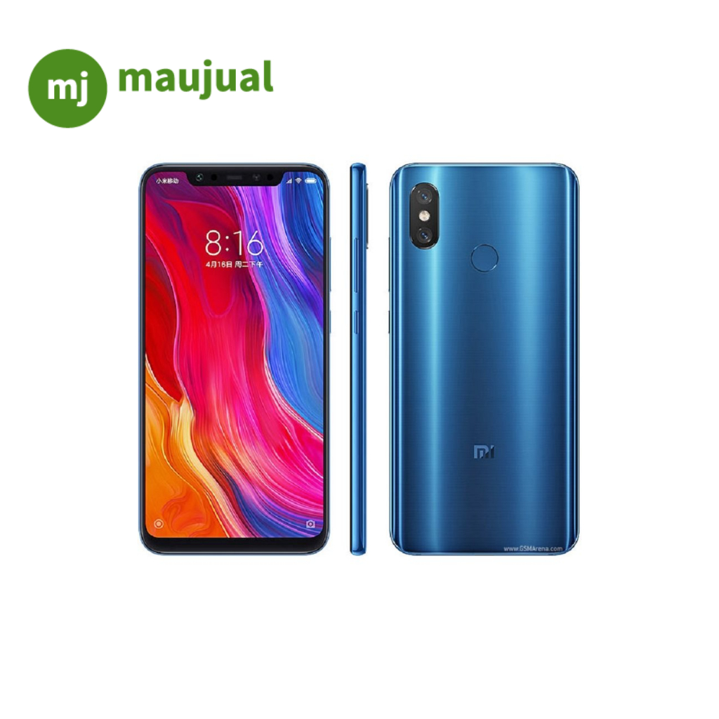 Smartphone Xiaomi Mi 8 6GB/128GB Bekas Resmi Indo