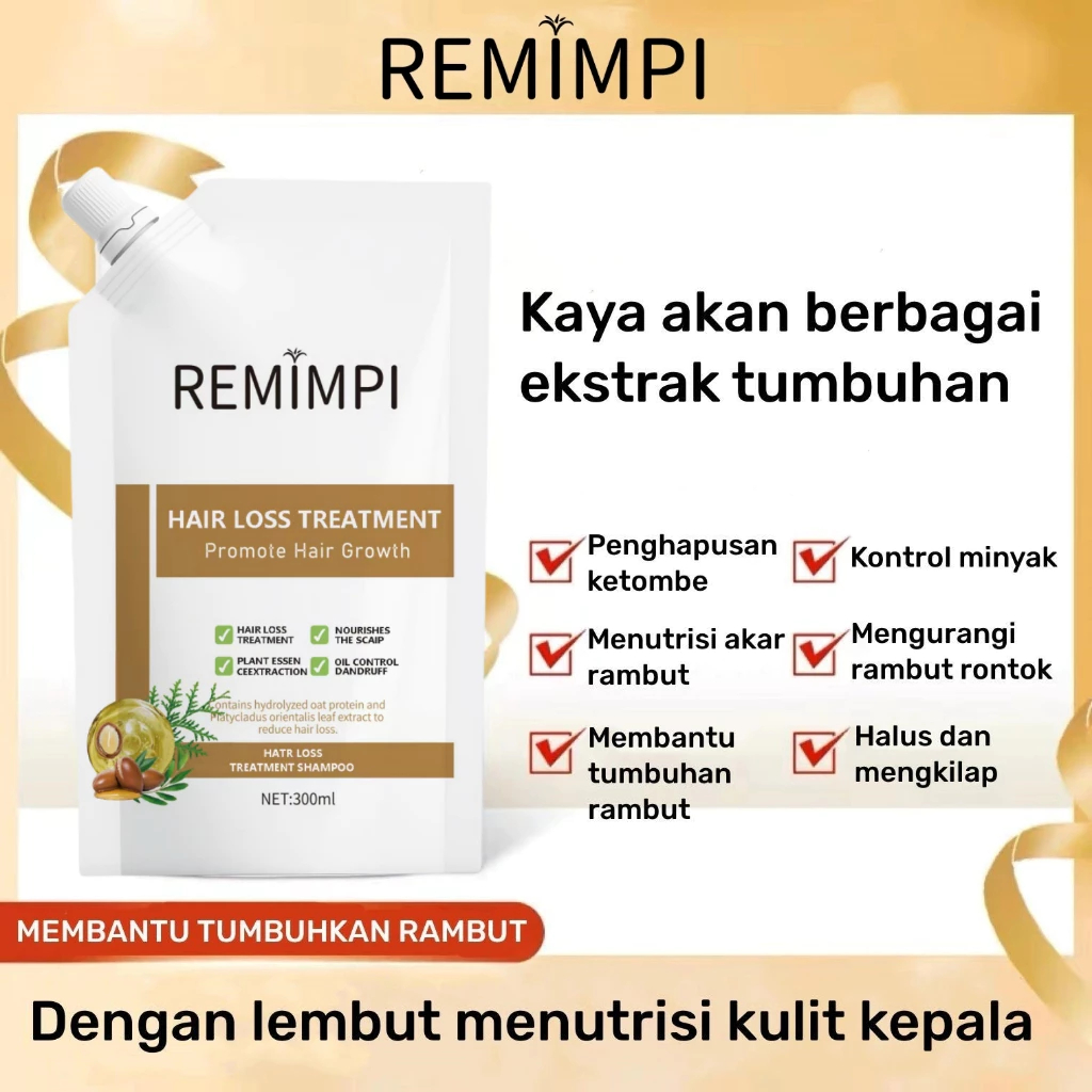 Shampo Penumbuh Rambut Cepat Dan Tebal Remimpi Hair Loss Treatment Original Official Store