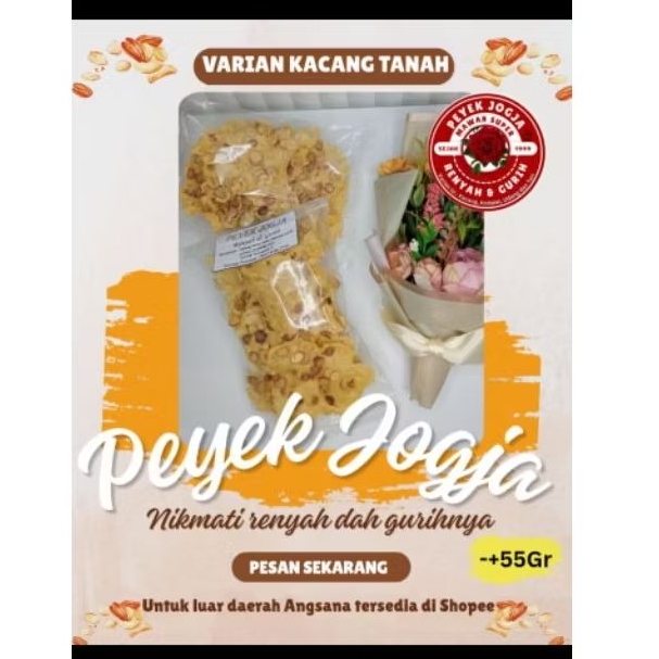 Peyek Jogja varian Kacang Tanah