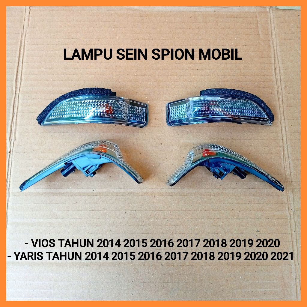 lampu sein spion mobil Vios, Yaris tahun 2014 2015 2016 2017 2018 2019 2020 2021 lampu sein spion mo