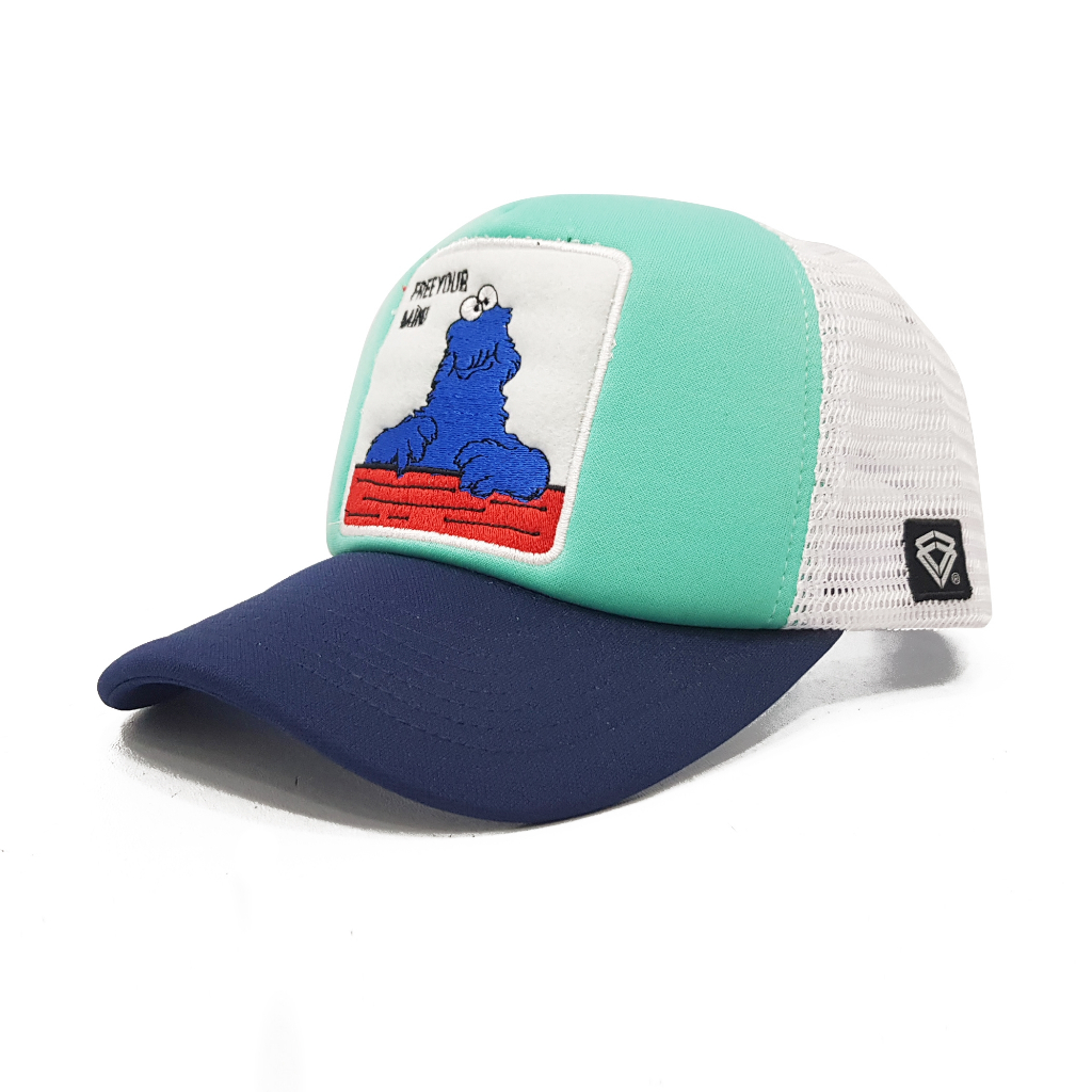 Topi Trucker Pria Monster Mind Elmo Tosca Original Distro