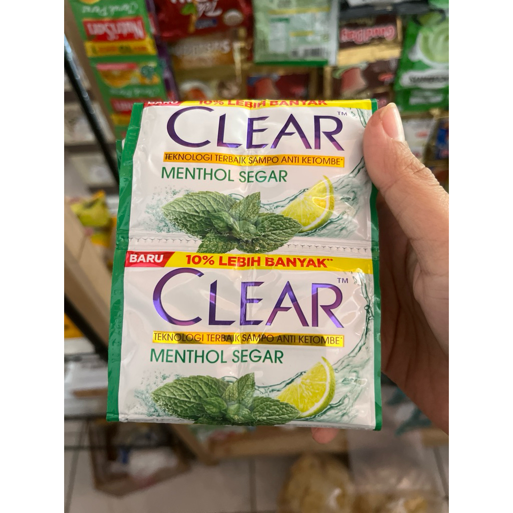 1 Renceng Shampoo Clear 12 Sachet