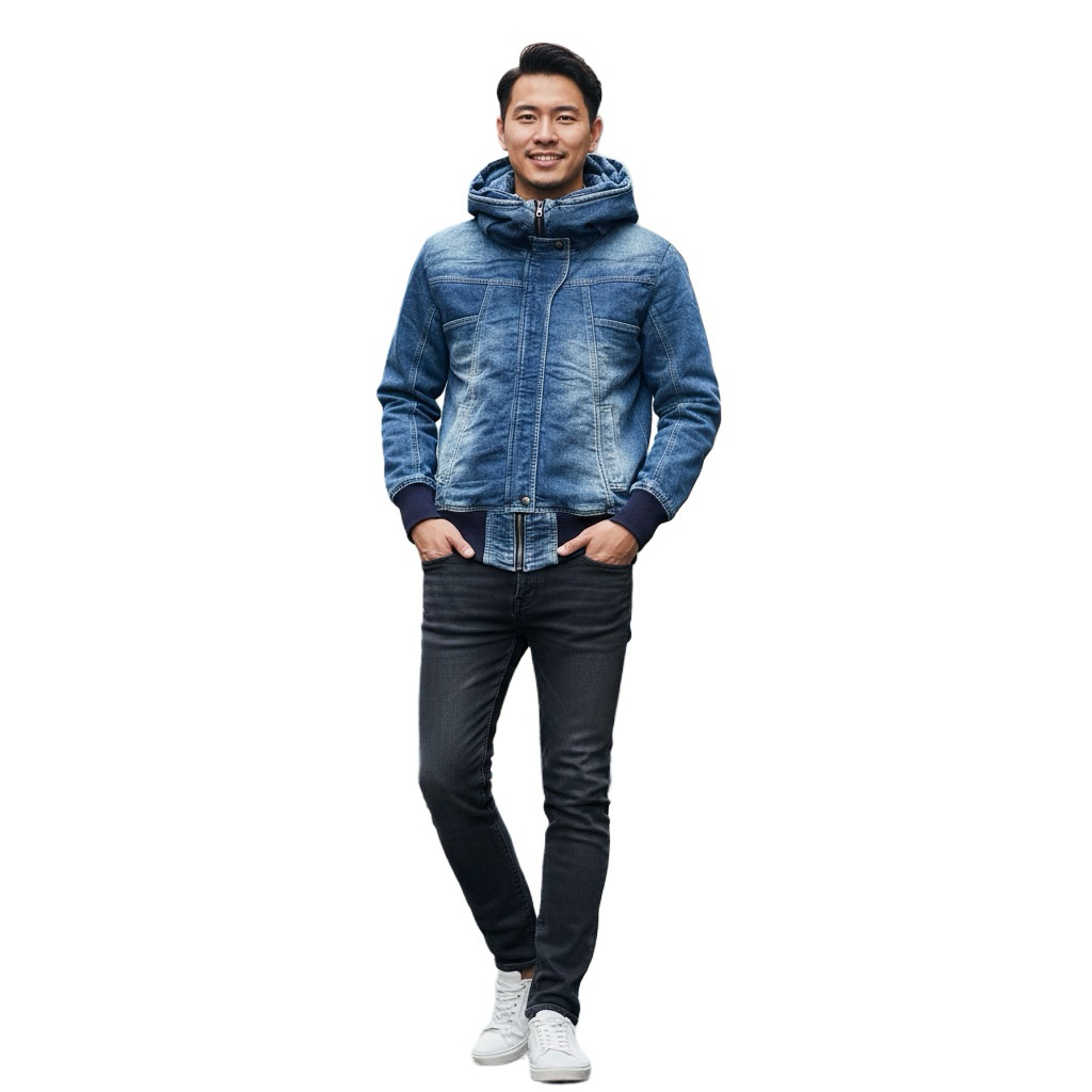Denim Zipper Jacket