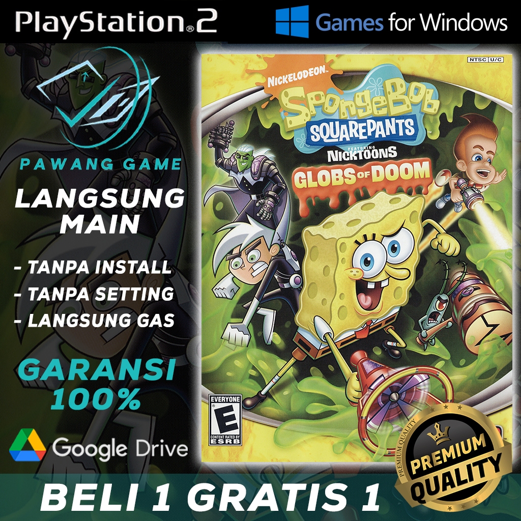 Spongebob Squarepants Featuring Nicktoons Globs Of Doom | Langsung Main Tanpa Install & Tanpa Settin