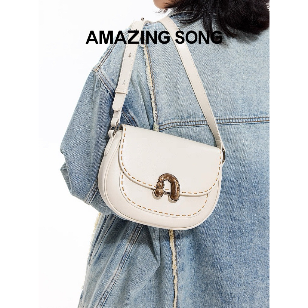 Cuci Gudang KaaRichi / Amazing song sling bag beige fullset box