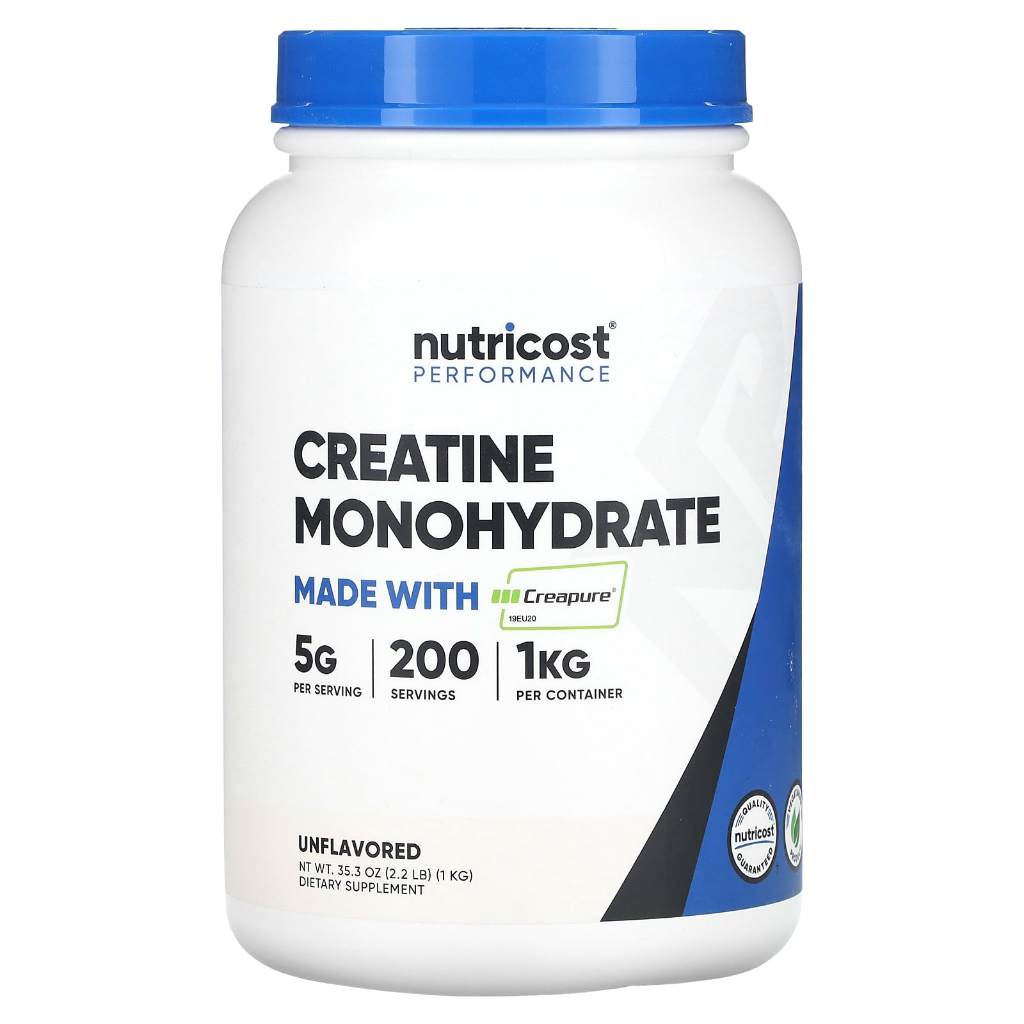 Nutricost Performance Creatine Monohydrate 1 kg Unflavored