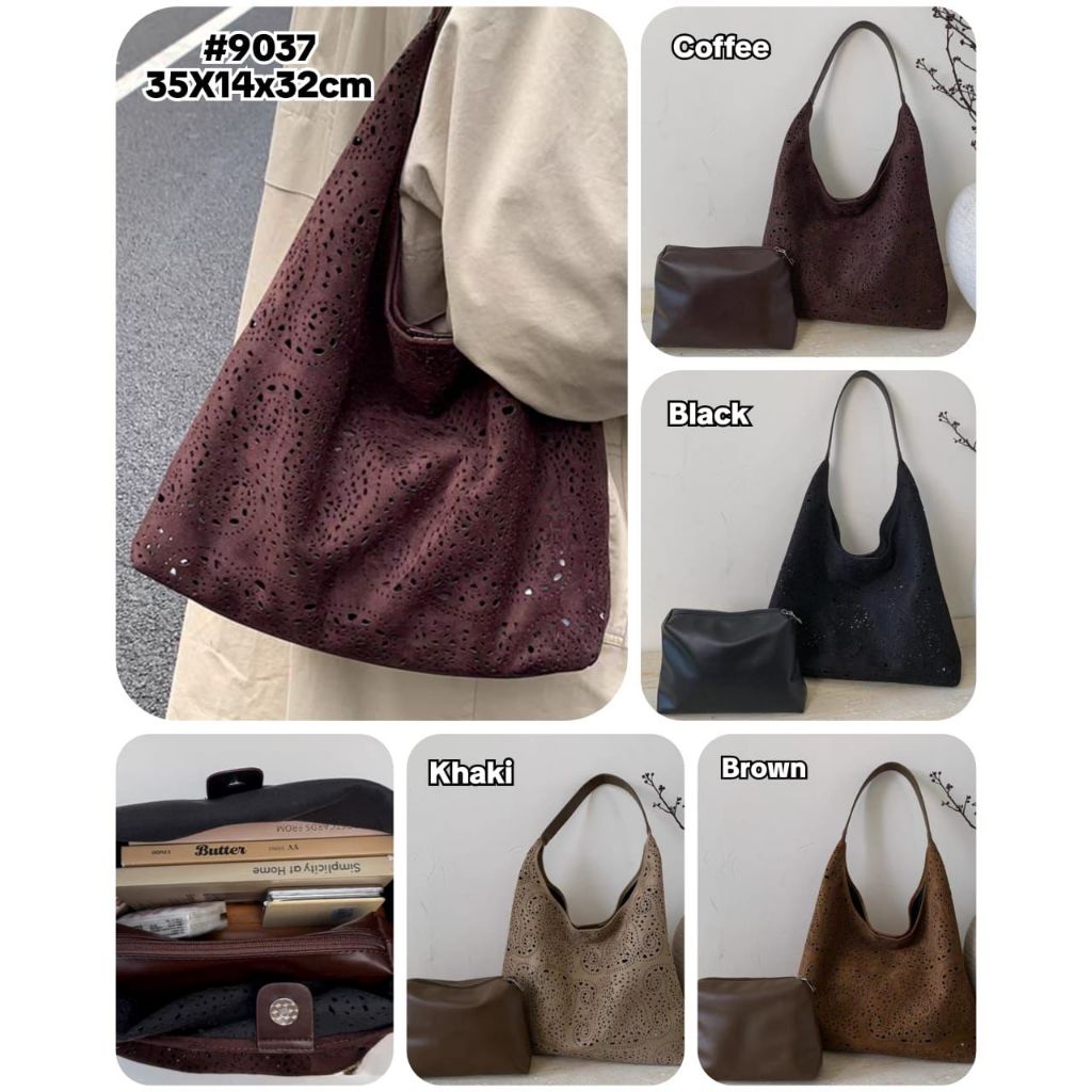 TAS WANITA BAG IN BAG LASER CUT FASHION