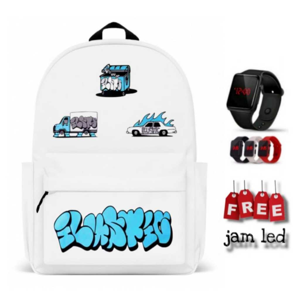 tas ransel keren model distro - tas sekolah anak pria wanita kekinian