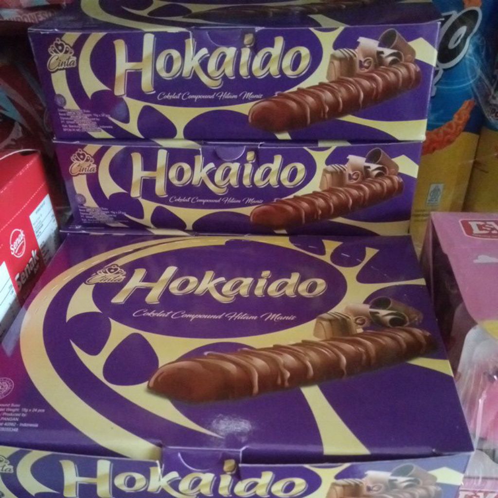 snack HOKAIDO coklat manis
