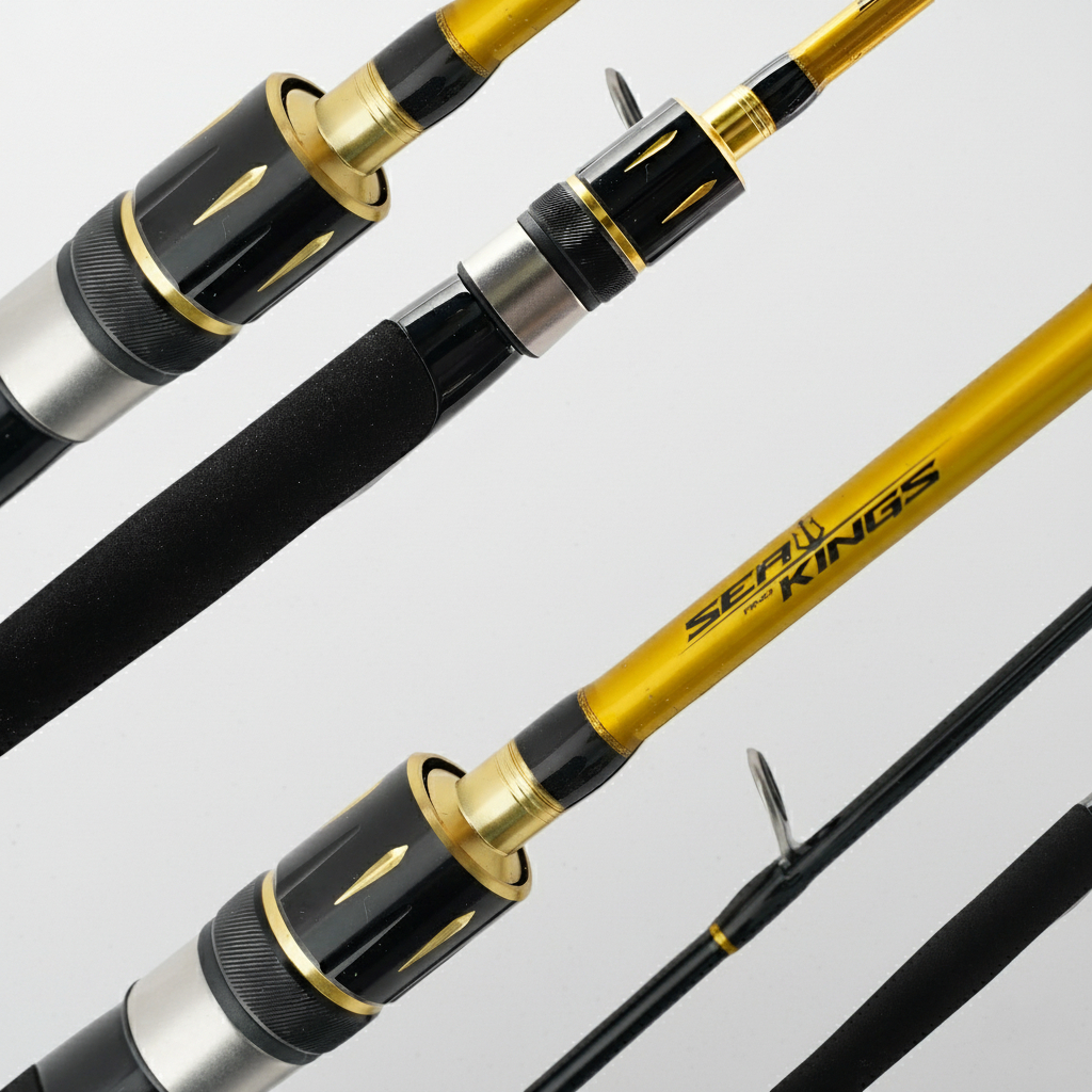 JORAN PANCING SEA AND KINGS PIRATE KING CARBON SOLID 165CM DAN 180CM 7 RING FUJI K GUIDE FUJI