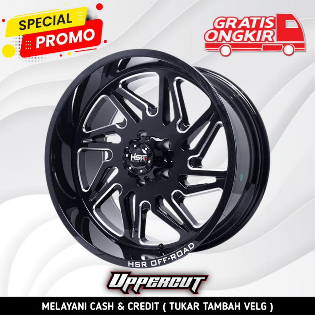 VELG MOBIL JEEP WRANGLER RUBICON RING 20 LEBAR 10 | VELG HSR FORGED