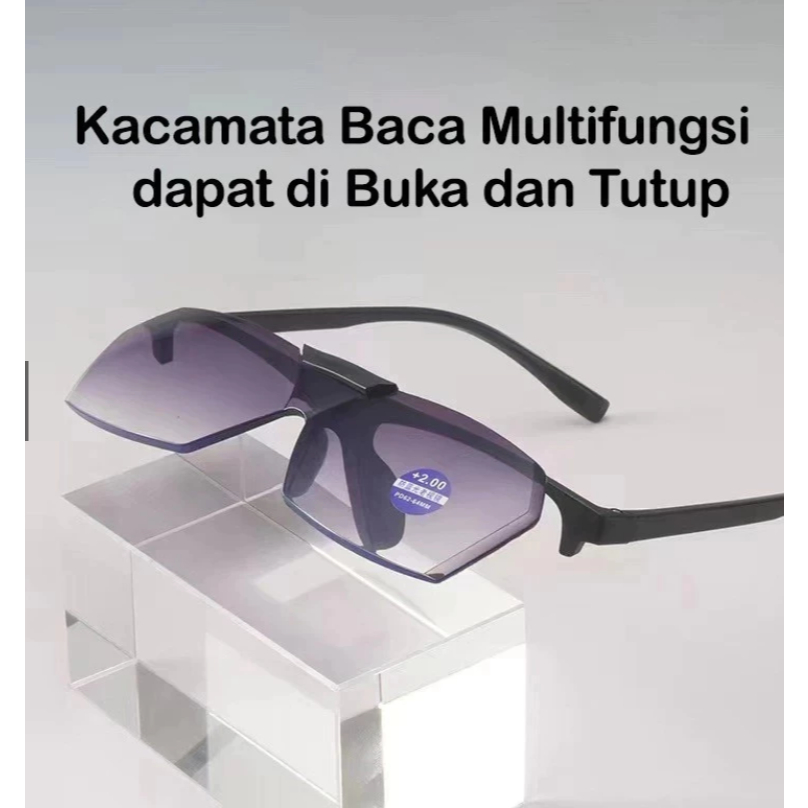 KACAMATA READY BACA Plus Sporty CLIP ON Pria/Wanita , Kacamata Rabun Dekat Plus | Frame Kacamata Ant