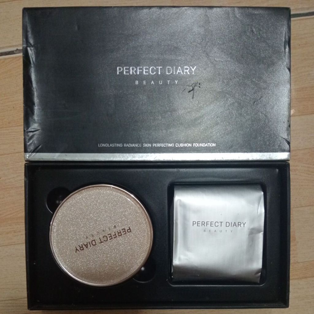Perfect Diary Beauty Longlasting Radiance Skin Perfecting Cushion Foundation Shade P01