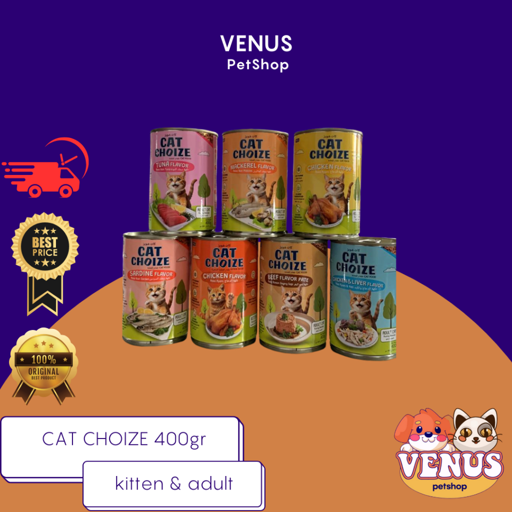 CAT CHOIZE 400gr adult & kitten makanan kucing basah catfood adult & kitten