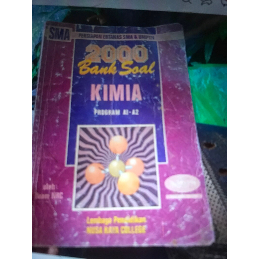 buku 2000 bank soal kimia program A1 A2 SMA persiapan ebtanas sma & umptn