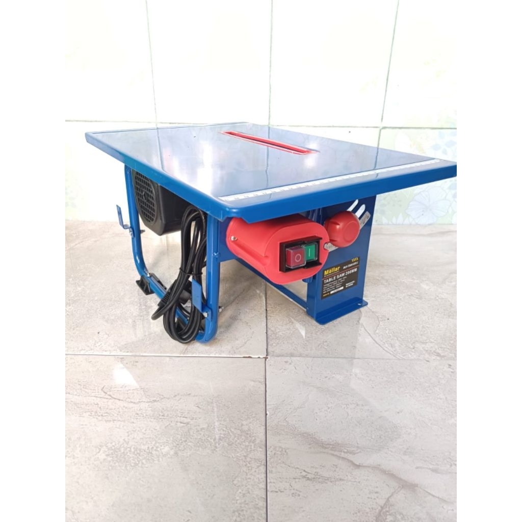 Table Saw Mollar MLR-TS600 Gen 2 Ukuran 8"/200mm Mesin Gergaji Potong Kayu