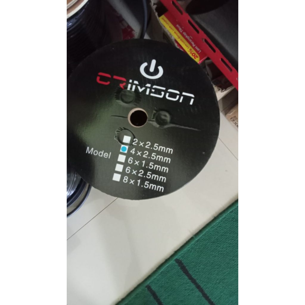 KABEL SPEAKER CRIMSON 4X2.5MM BUKAN KABEL SPL AUDIO