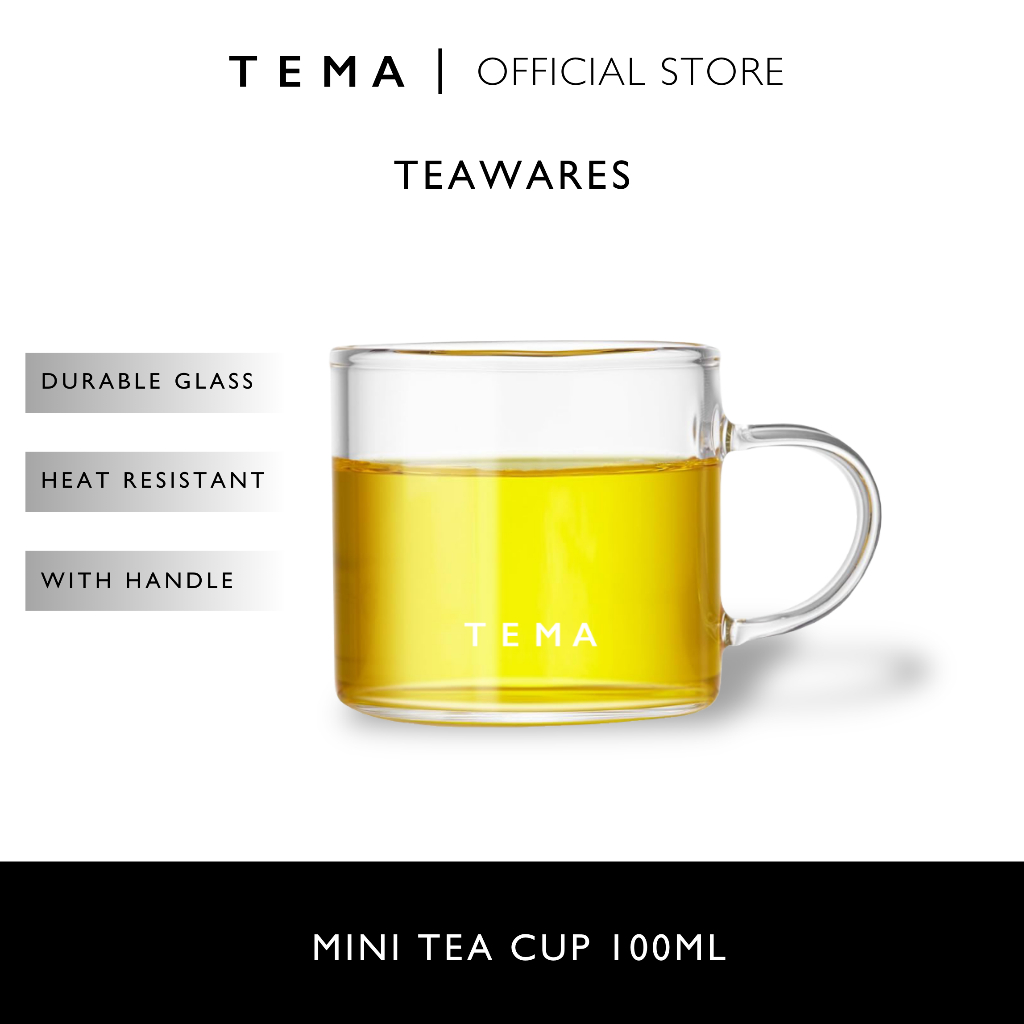 Mini Tea Cup 100ml | Cangkir Teh Kaca | TEMA Tea | Teawares - Cups