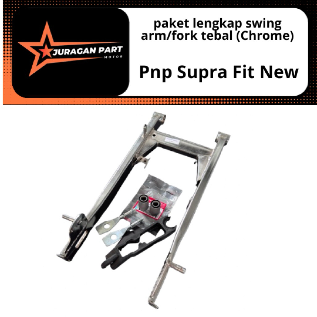 Swing Arm Supra Fit New Chrome Tebal Full Set