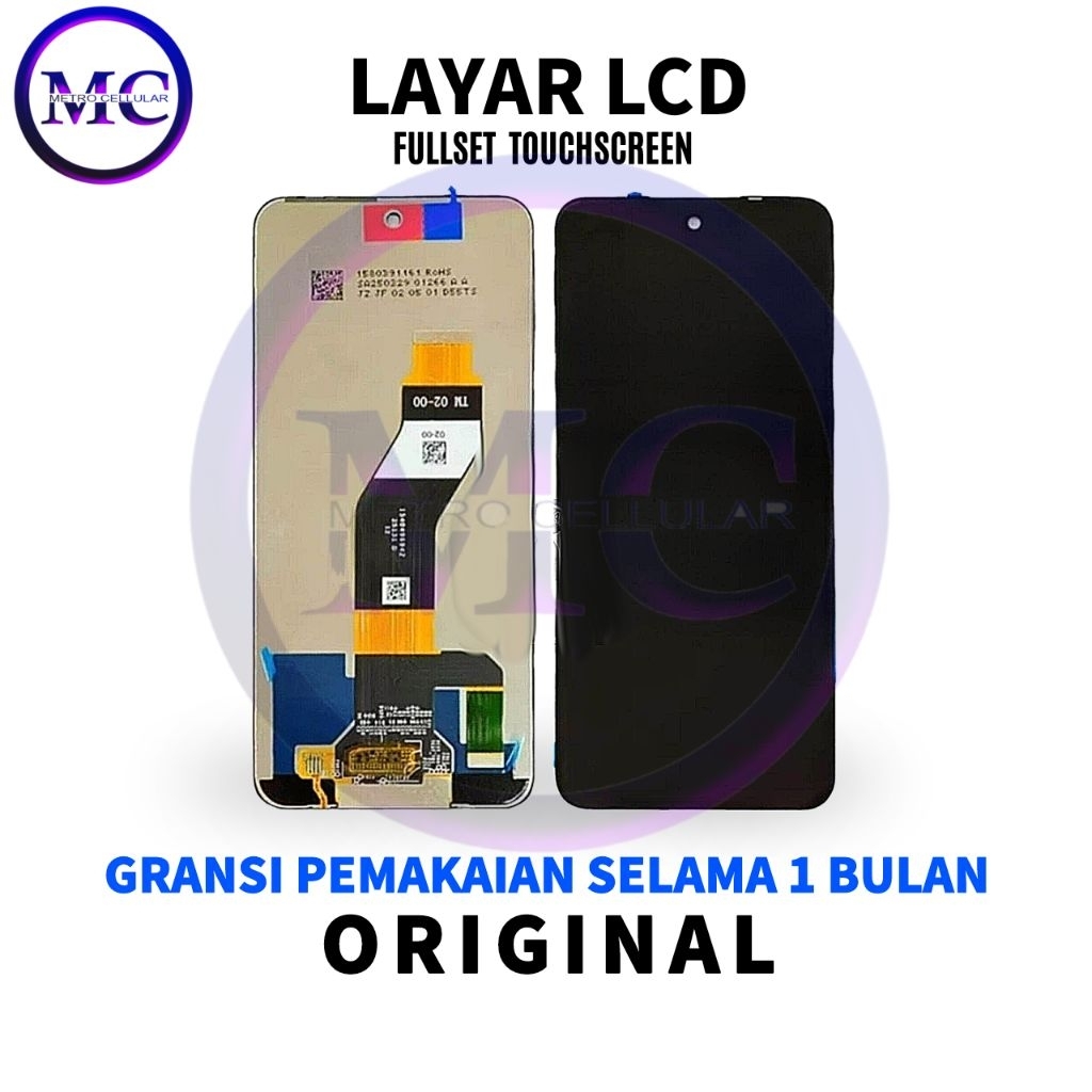 LCD INFINIX X6725 SMART 10/X6725/SMART 10+/X6725B/X6725C/HOT60 5G/X6726 BLACK