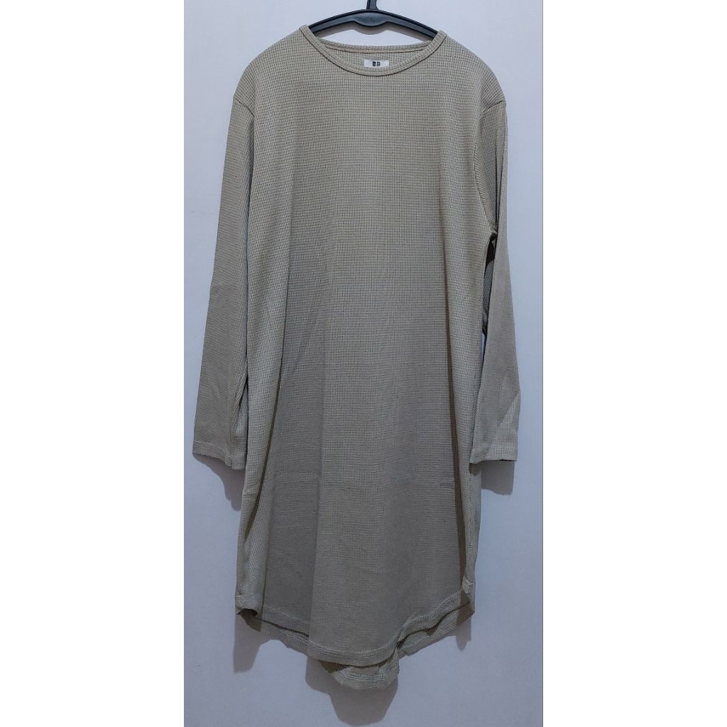 PRELOVED LONG TUNIK KNIT WAFFLE