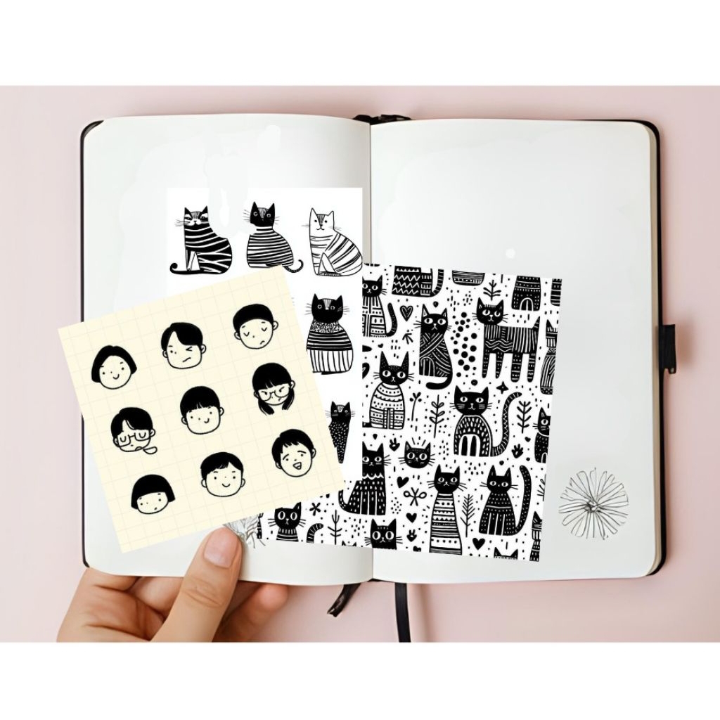 Stiker Esterik Lucu Jurnal & Planner