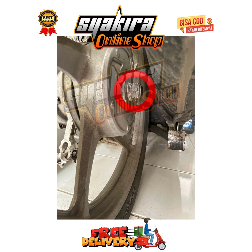MUR RODA BELAKANG MODEL V-2 MIO SMILE SPORTY SOUL FINO KARBU TAHUN 2003 - 2011 OLD VELG PELG BAN RCB
