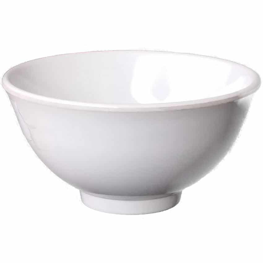 Mangkok Soto Kecil 4" Cekung Dalam Runcing Segitiga Keramik Porselen Putih Polos Tebal Murah Tahan P