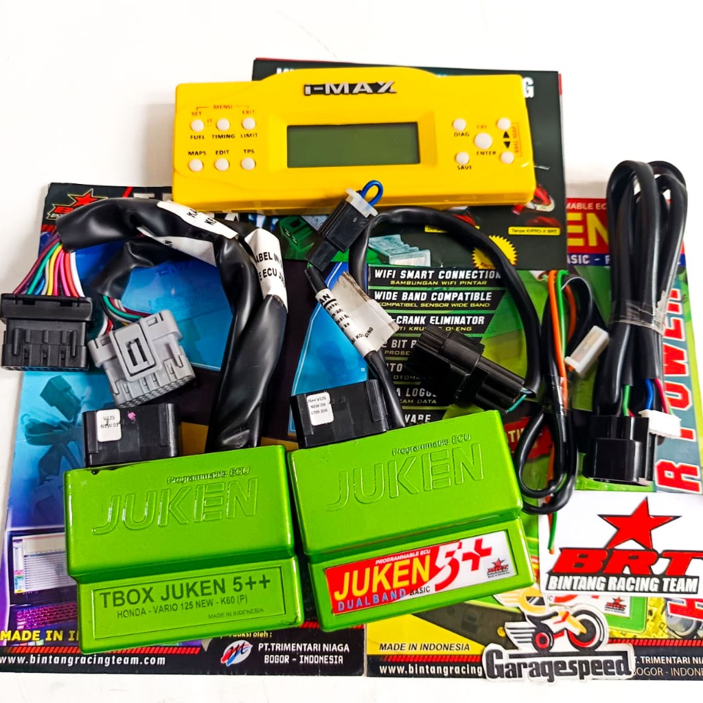 ECU JUKEN 5++ PLUS & TBOX REMOTE JUKEN BRT VARIO 125 LED K60 DUALBAND RACING TURBO