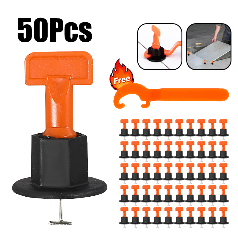50 PCS Alat Perata Pasang Keramik Granit Jarak Nat Spacer 1.5mm Alat Perata Pasang Keramik Kramik Gr