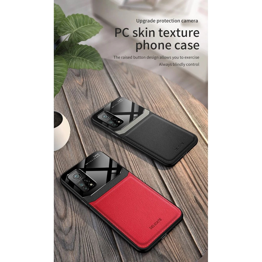 Case Xioami MI 10T MI 10T Pro Premium Leather Flexy Glass