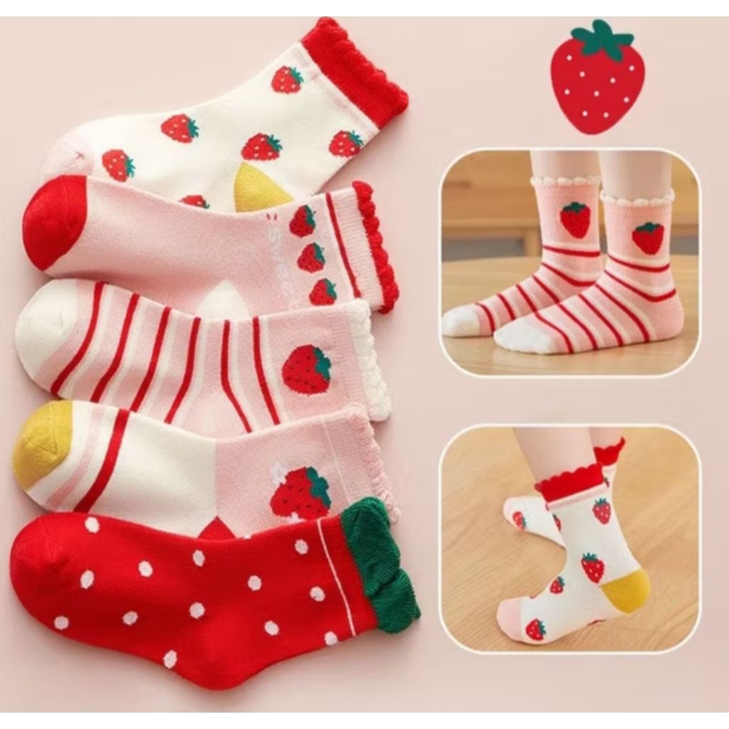 (Grosir) KAOS KAKI ANAK TK-SD ISI 3PASANG