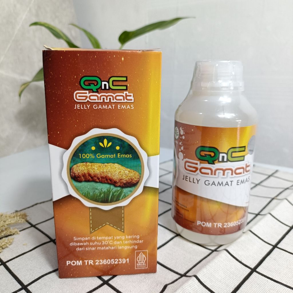 QNC GAMAT JELLY GAMAT EMAS 100% GAMAT EMAS