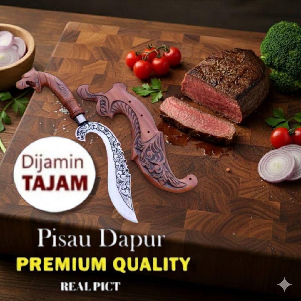 Pisau Dapur Unik Khas Jawa Barat | Pisau Buah Dan Sayur Best Seller | Fajar Project Smi